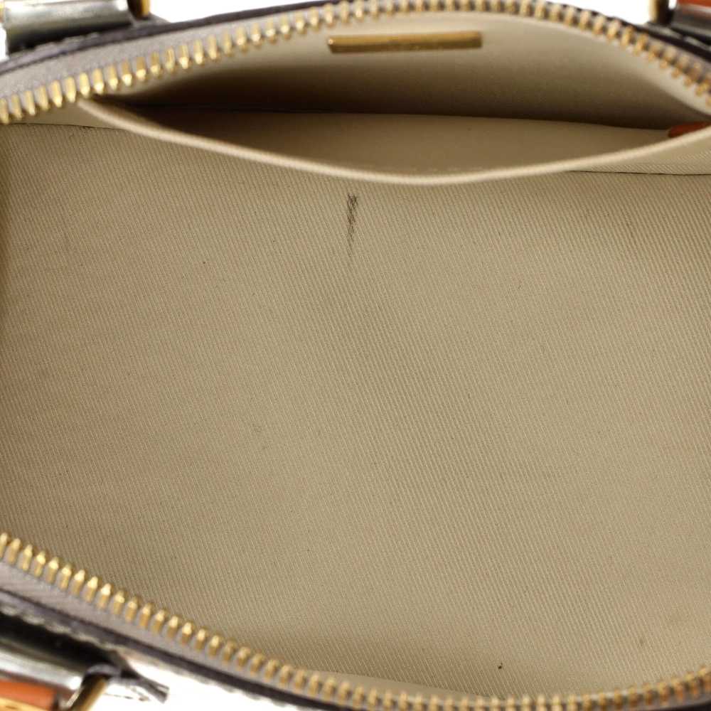 Louis Vuitton Alma Handbag Metallic Monogram Vern… - image 5