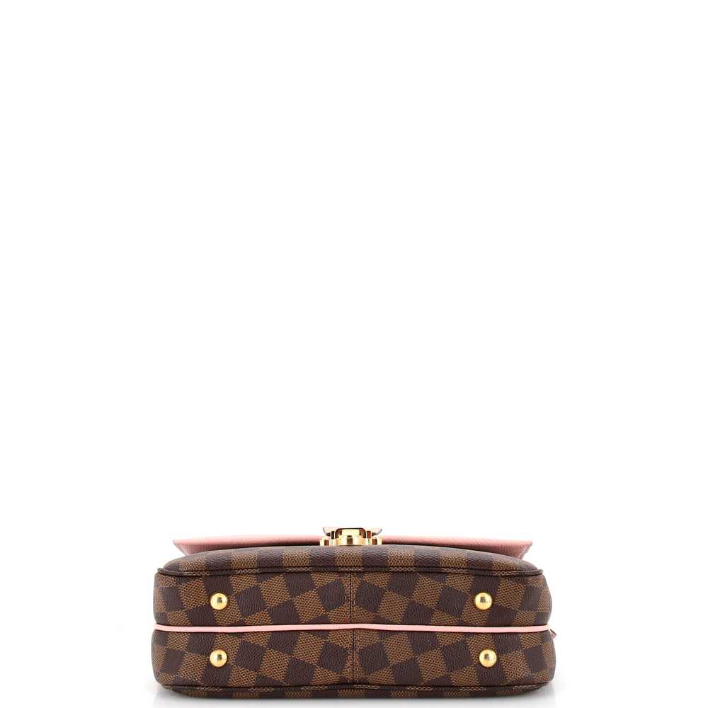Louis Vuitton Clapton Handbag Damier and Leather … - image 4