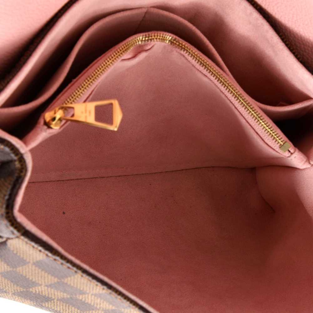 Louis Vuitton Clapton Handbag Damier and Leather … - image 5
