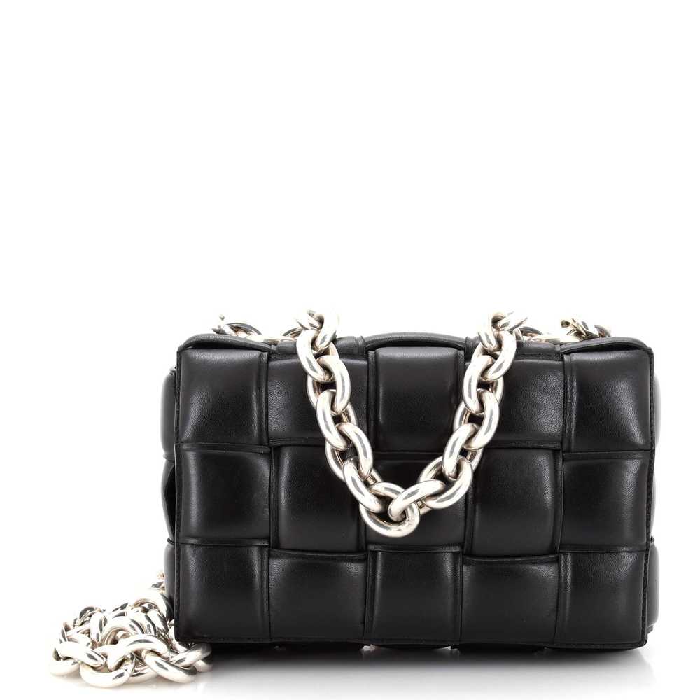 Bottega Veneta Cassette Chain Crossbody Bag Padde… - image 1