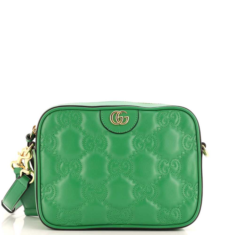 GUCCI Zip Camera Bag GG Matelasse Leather Small - image 1