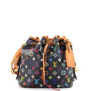 Louis Vuitton Petit Noe Handbag Monogram Multicolo