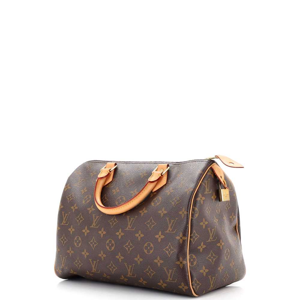 Louis Vuitton Speedy Handbag Monogram Canvas 30 - image 3