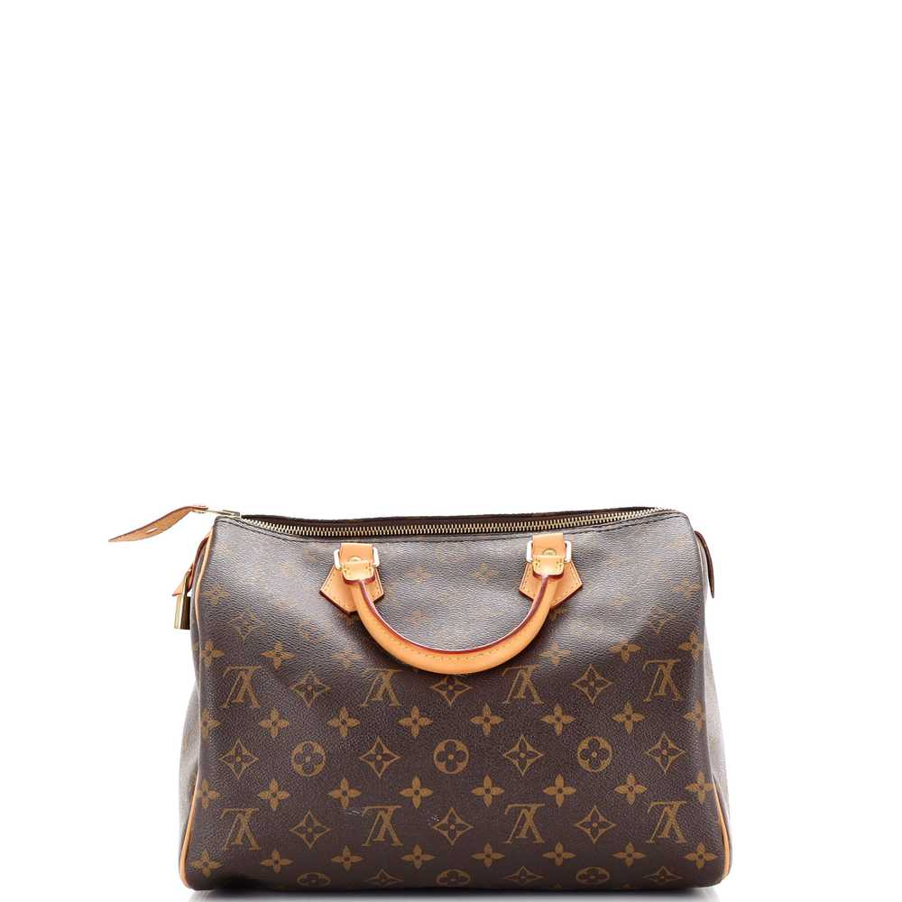 Louis Vuitton Speedy Handbag Monogram Canvas 30 - image 4