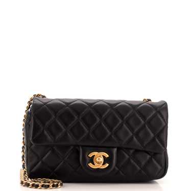 CHANEL Pearl Crush Flap Bag Quilted Lambskin Mini - image 1