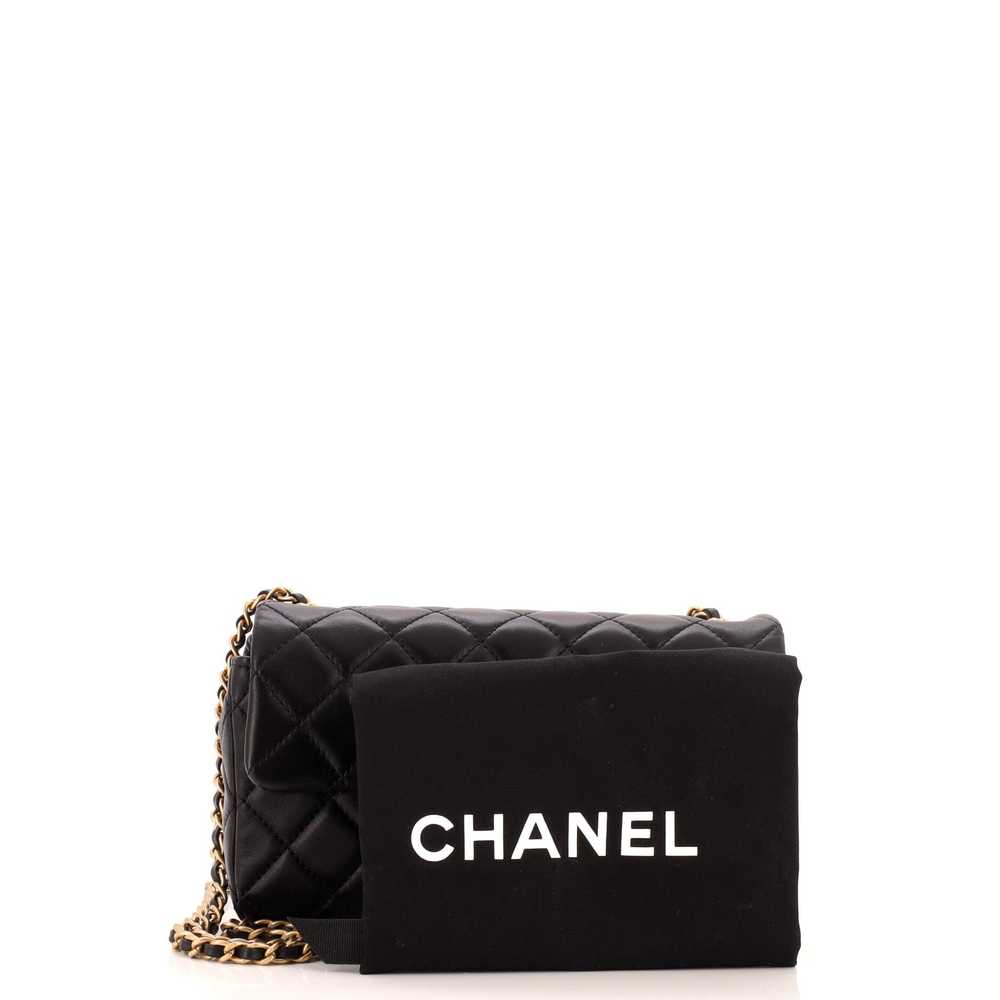 CHANEL Pearl Crush Flap Bag Quilted Lambskin Mini - image 2