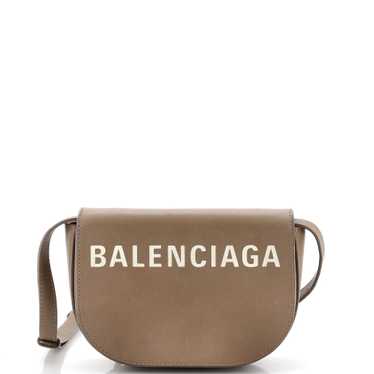 Balenciaga Logo Ville Day Bag Leather XS