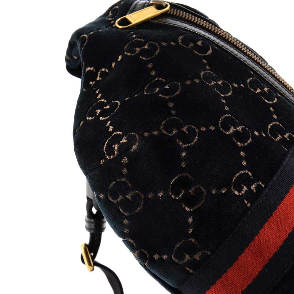 GUCCI Ophidia Zip Belt Bag GG Velvet - image 6