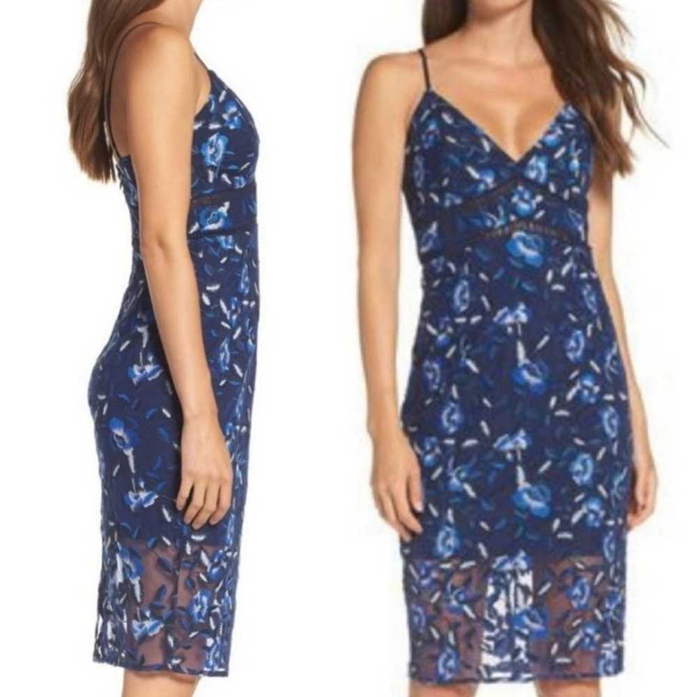 Bardot × REVOLVE Sapphire Lace Midi Dress - image 2