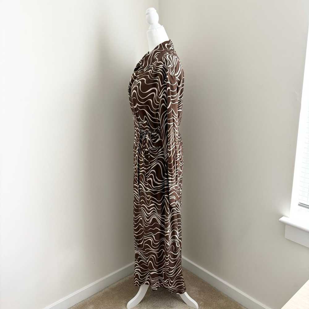 & other stories - asymmetrical midi dress wrap co… - image 4