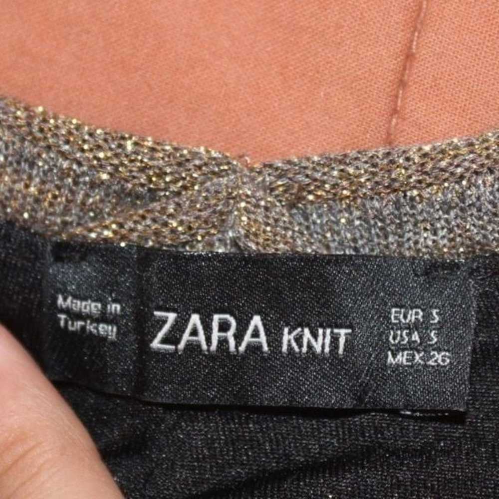 Zara Italian Yarn Mini Dress Women Size Small - image 12