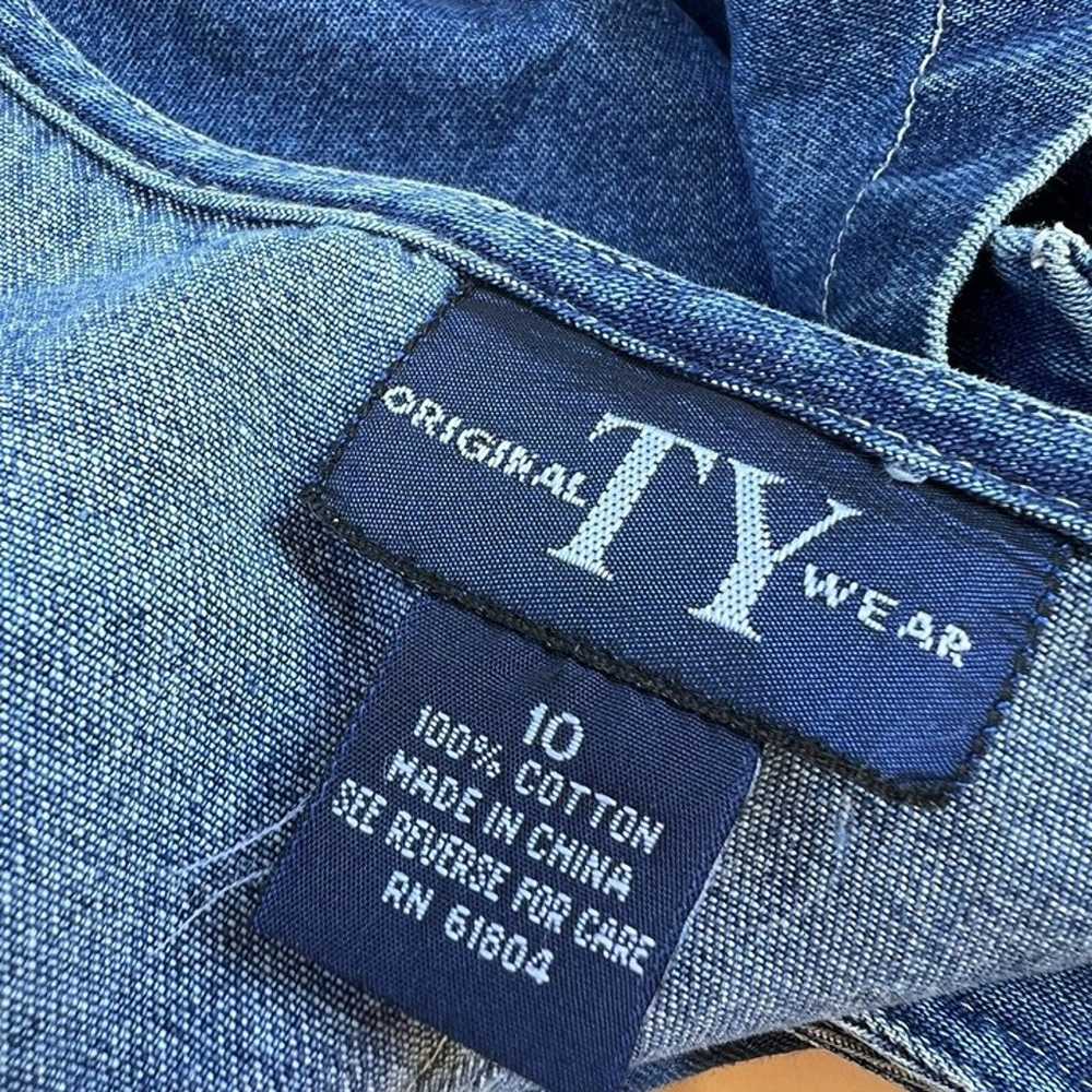 Original TY Wear Size 10 100% Cotton Sleeveless D… - image 7