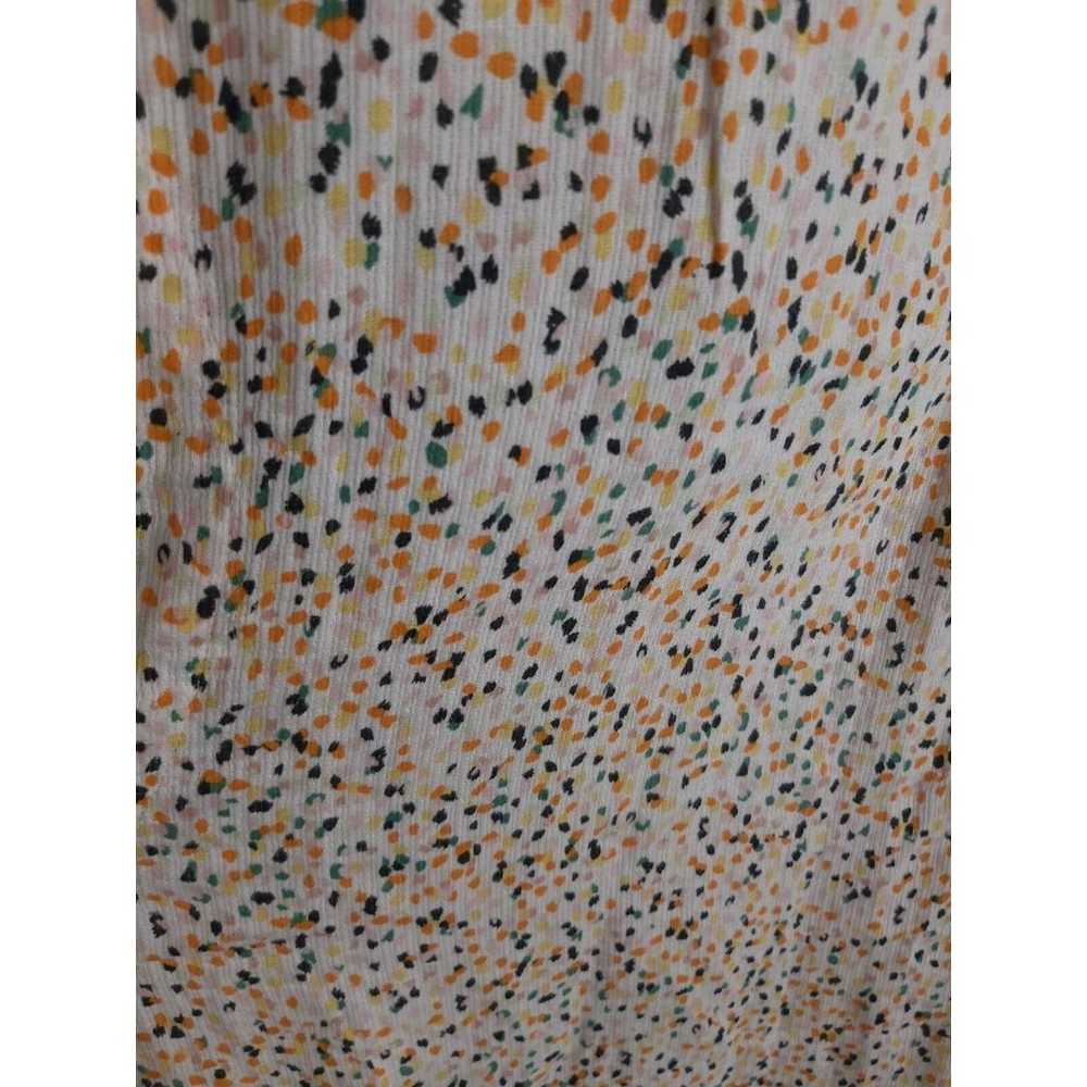 Prana Seakissed Dress Alotta Dots Medium Smocked … - image 11