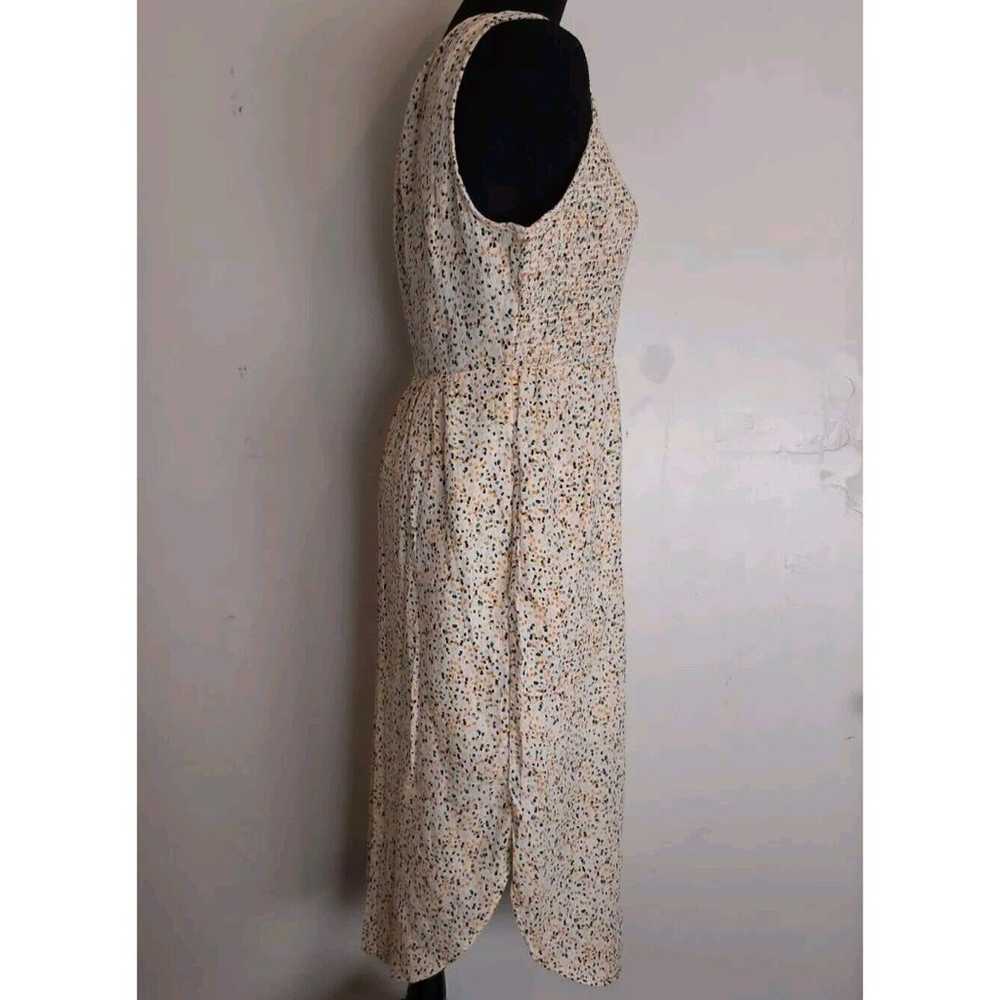 Prana Seakissed Dress Alotta Dots Medium Smocked … - image 6