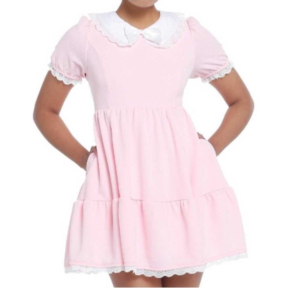 Sweet Society pink babydoll dress - image 1