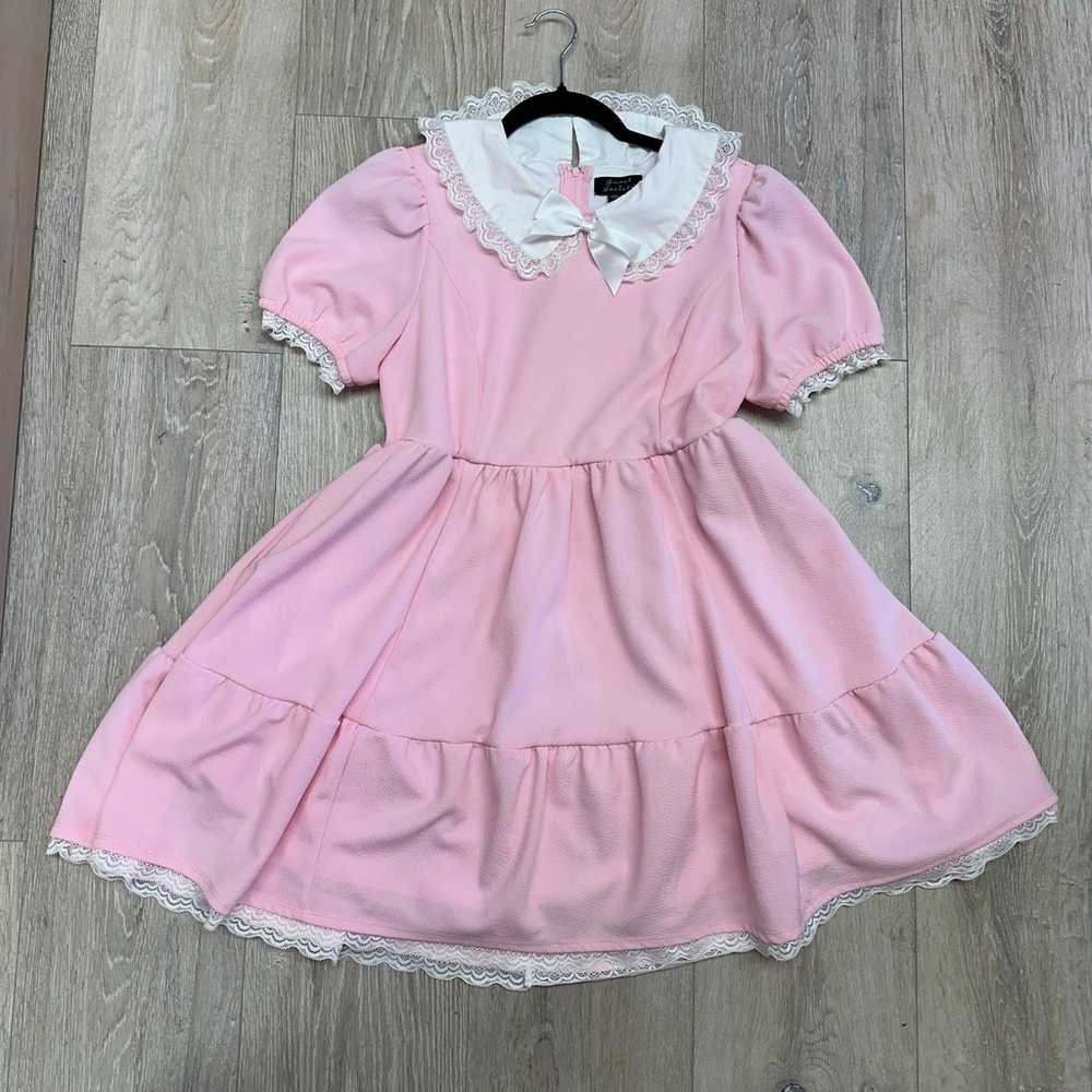 Sweet Society pink babydoll dress - image 4