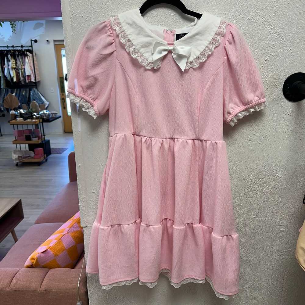 Sweet Society pink babydoll dress - image 5
