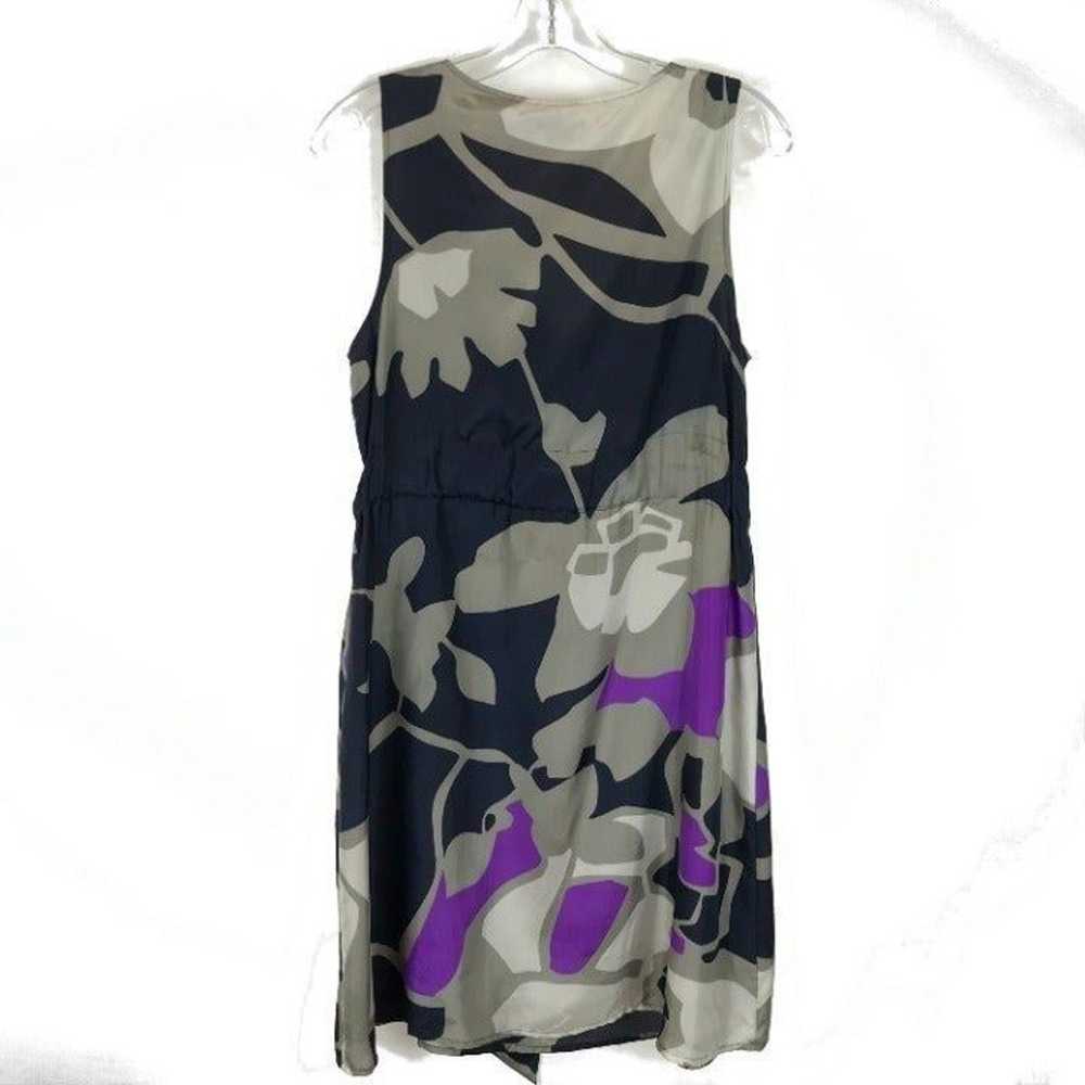 Theory Floret Pure Silk Bow Tie Dress - image 6