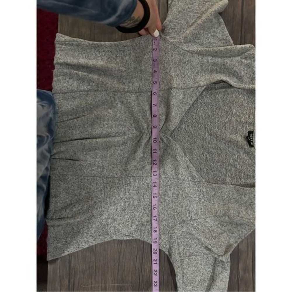 Torrid Plush Soft Light Gray V-Neck Mini Dress 3/… - image 8
