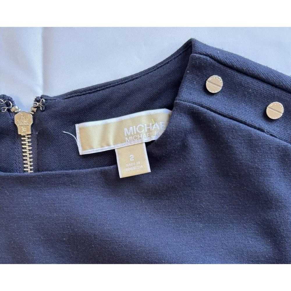 Michael Michael Kors Womens Navy Silver Studs Zip… - image 7