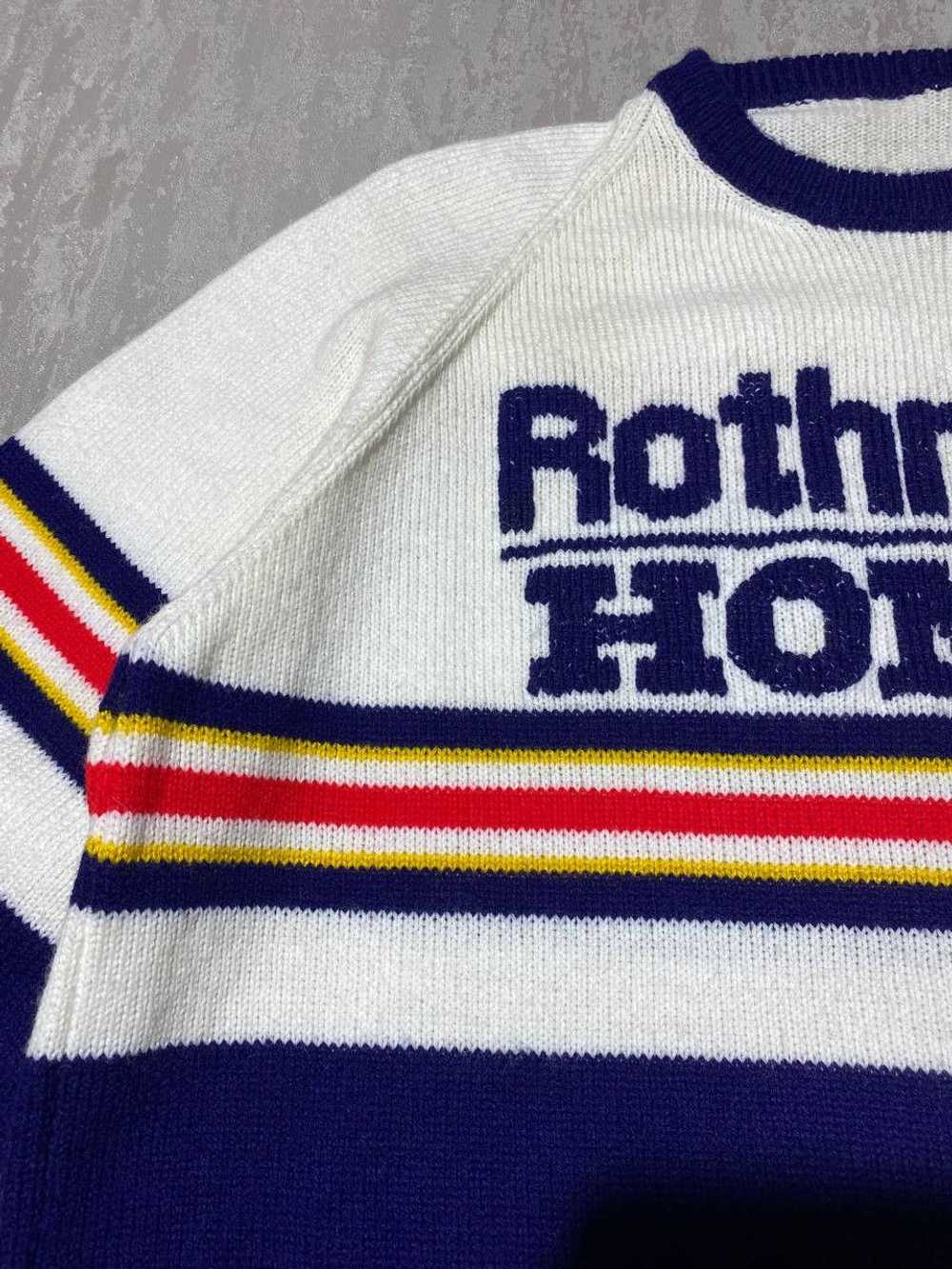 Honda × Racing × Vintage 80s RARE Vintage Knit Sw… - image 5