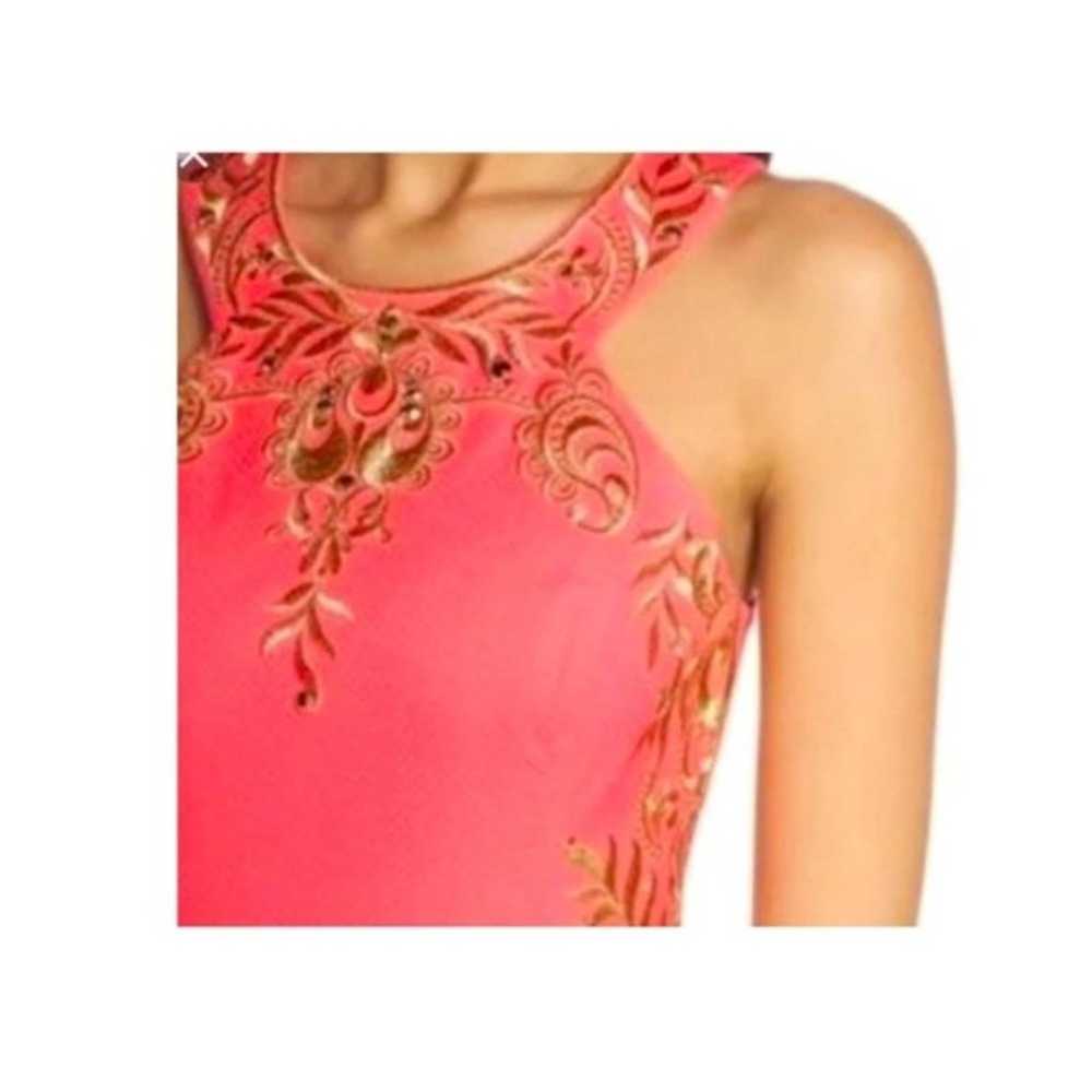 Lily Pulitzer Bright Pink Tina Embroidered Stretc… - image 4