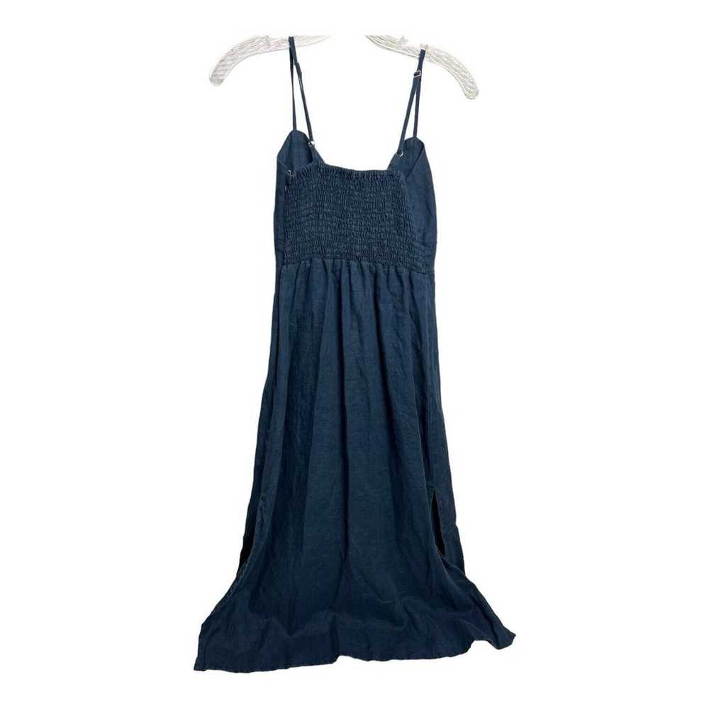Faithfull The Brand Charlotte Linen Midi Dress Na… - image 2
