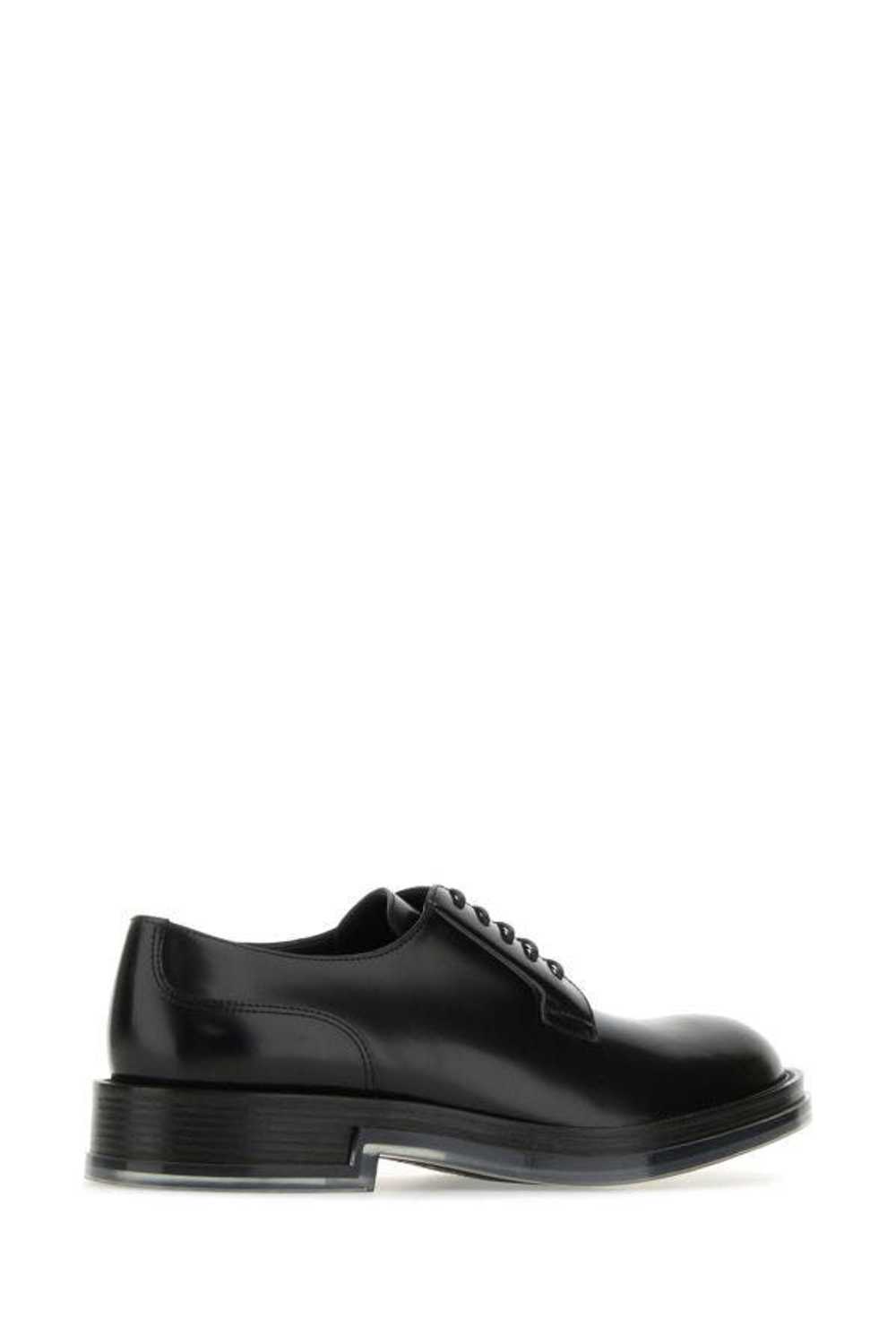 Alexander McQueen Black Leather Float Lace-Up Sho… - image 5