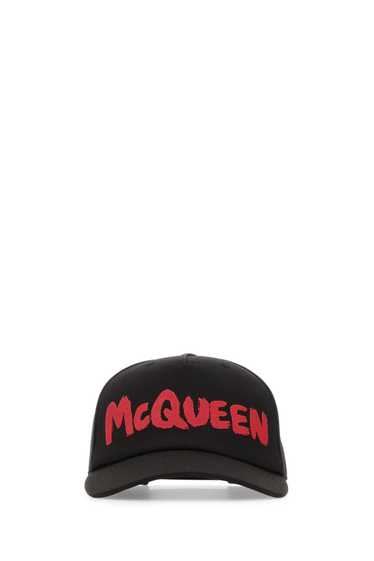 Alexander McQueen Black Cotton Baseball Cap - image 1