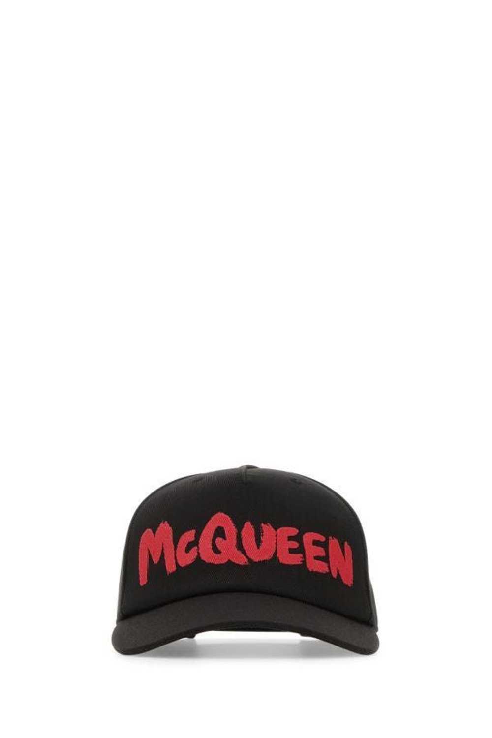 Alexander McQueen Black Cotton Baseball Cap - image 3