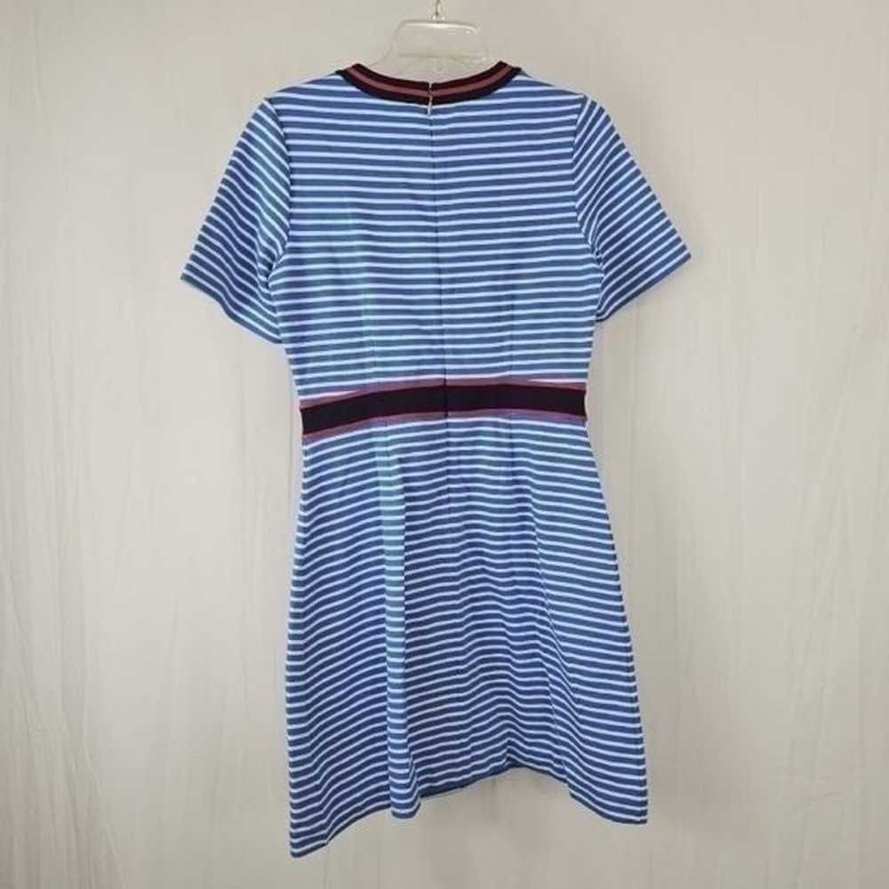 Draper James Persley Striped Ponte Dress Navy Whi… - image 7