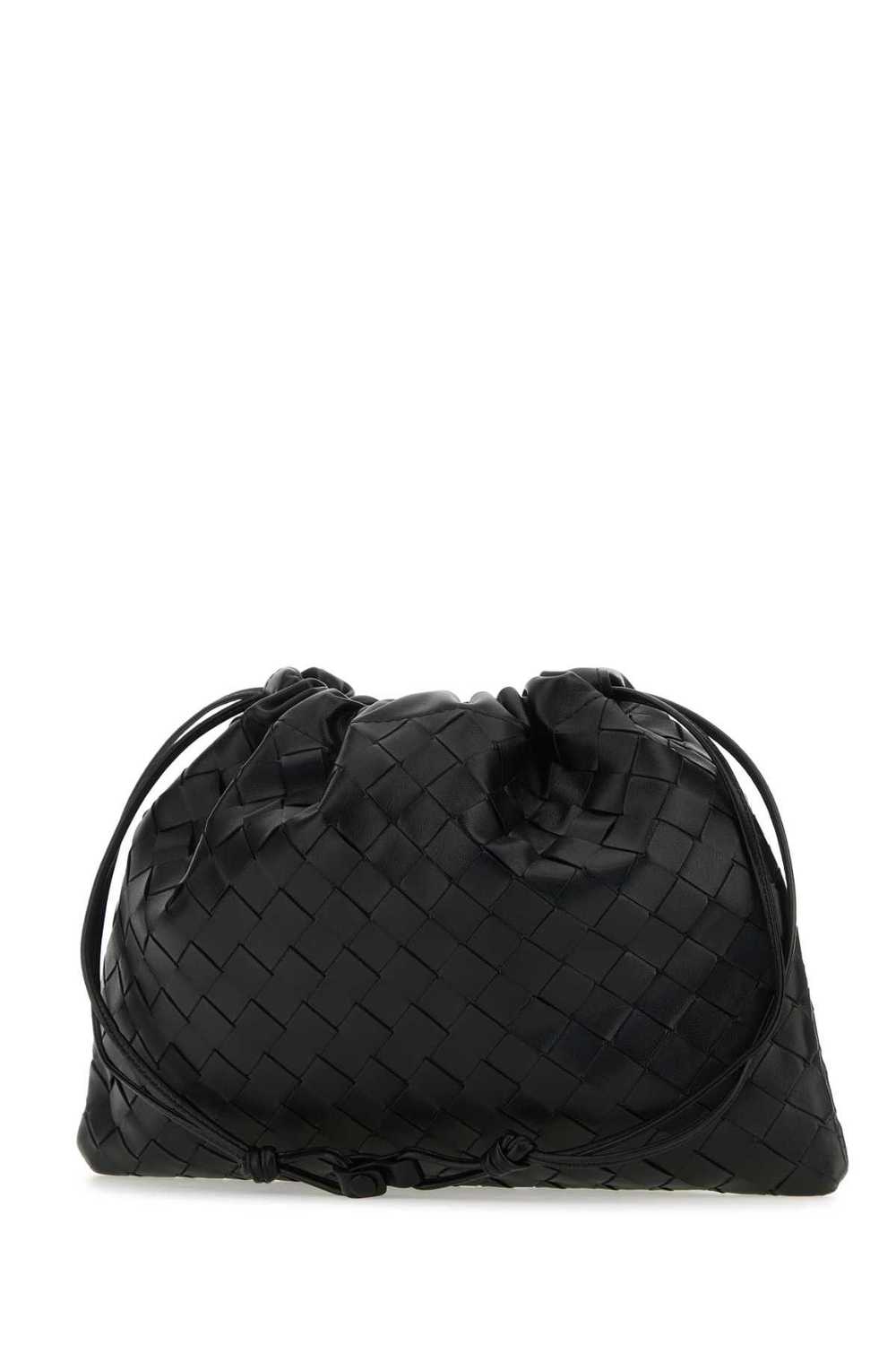 Bottega Veneta Black Leather Medium Clutch - image 2