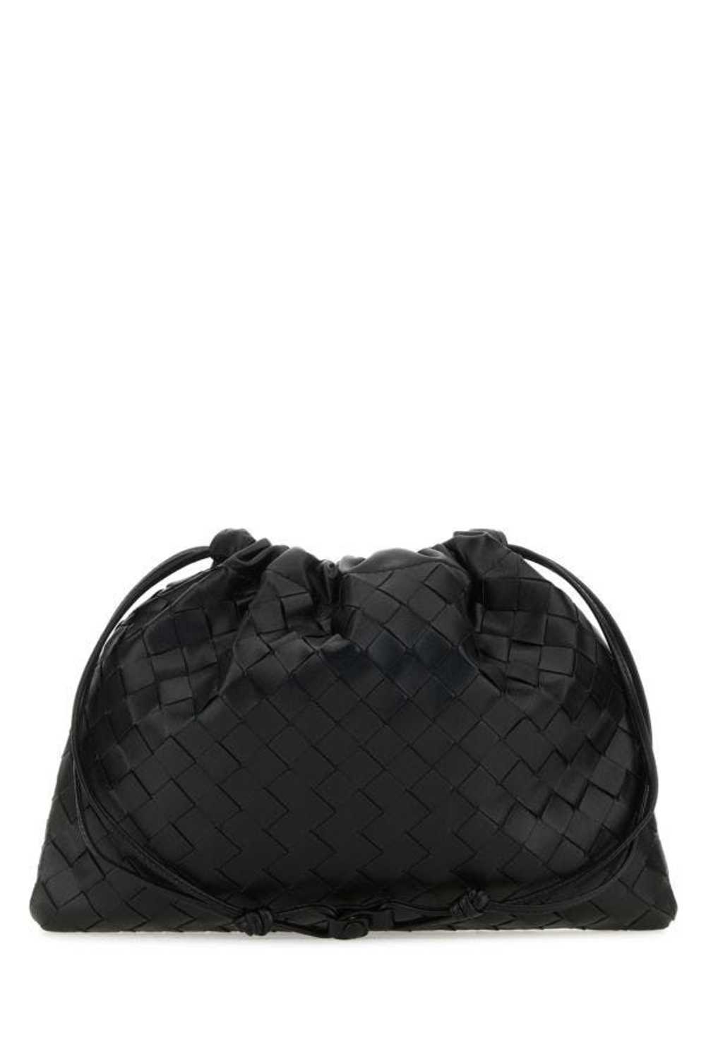 Bottega Veneta Black Leather Medium Clutch - image 3