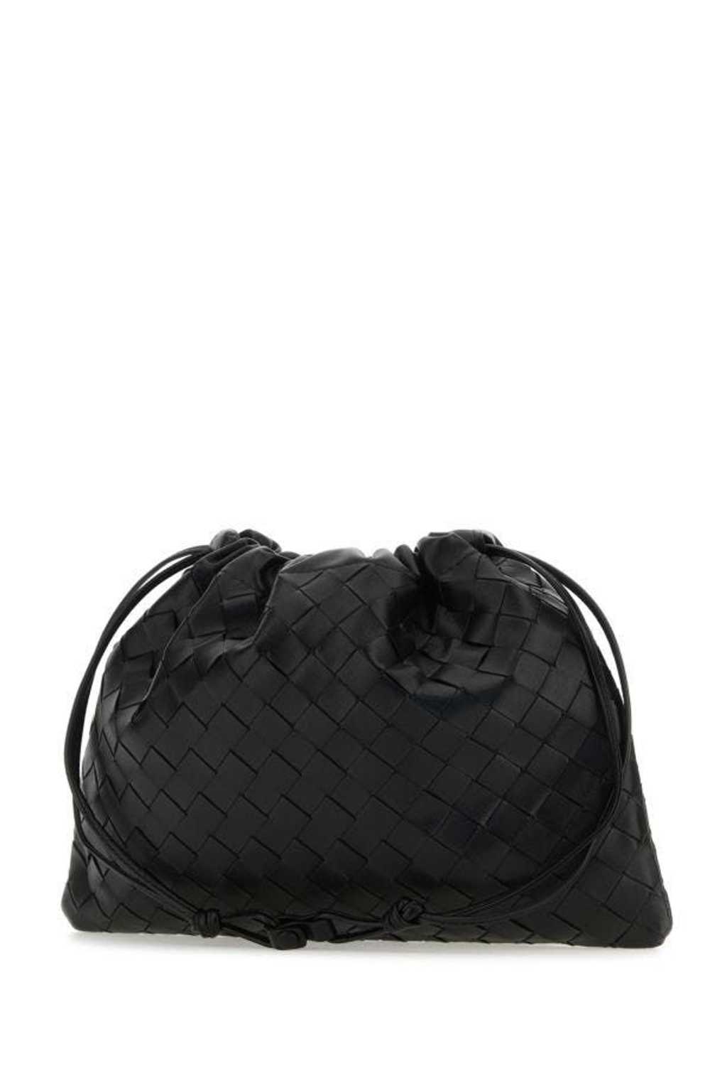 Bottega Veneta Black Leather Medium Clutch - image 4