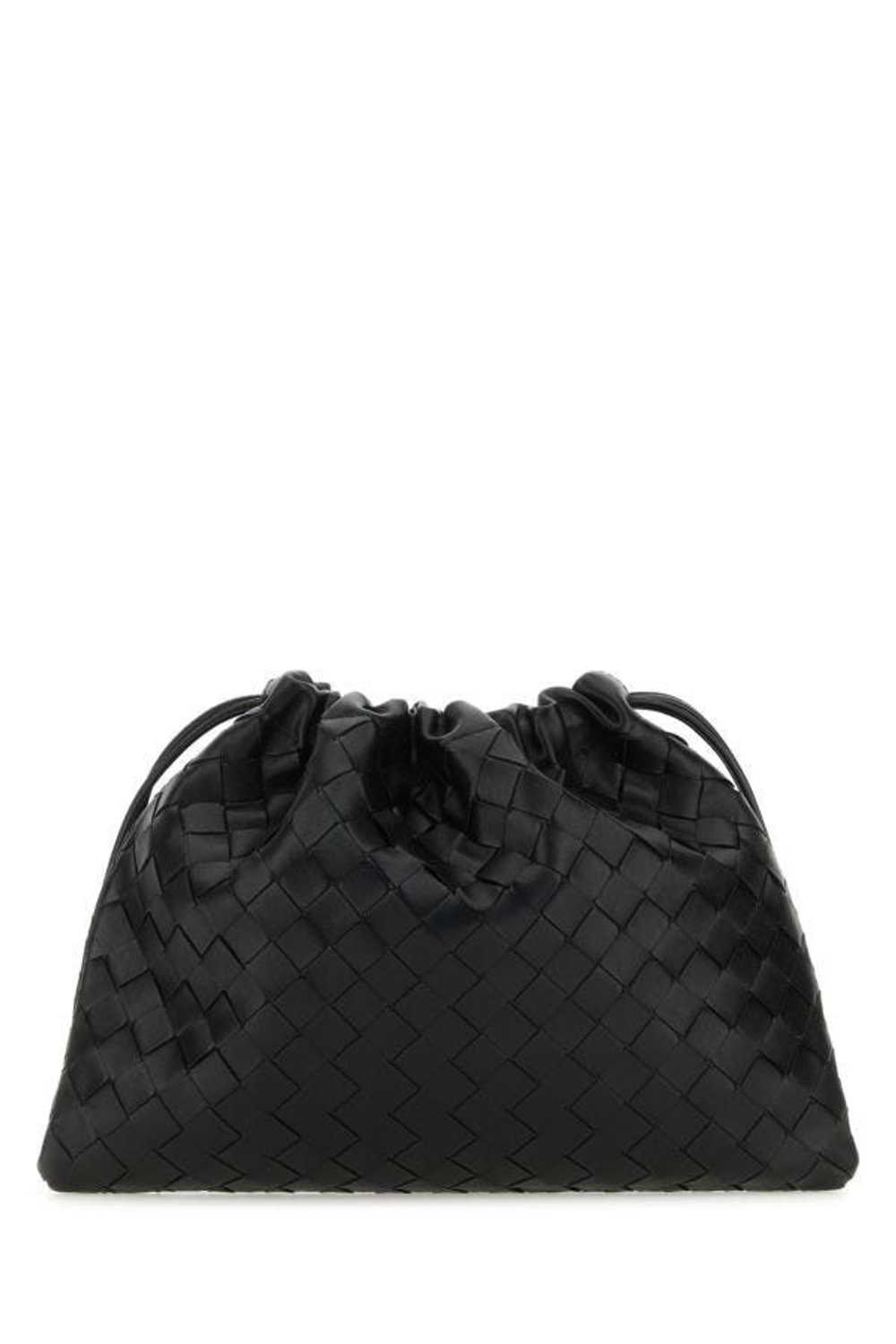 Bottega Veneta Black Leather Medium Clutch - image 5
