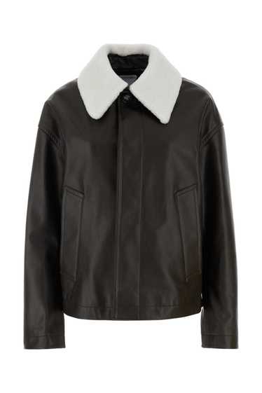 Bottega Veneta Dark Brown Leather Jacket - image 1