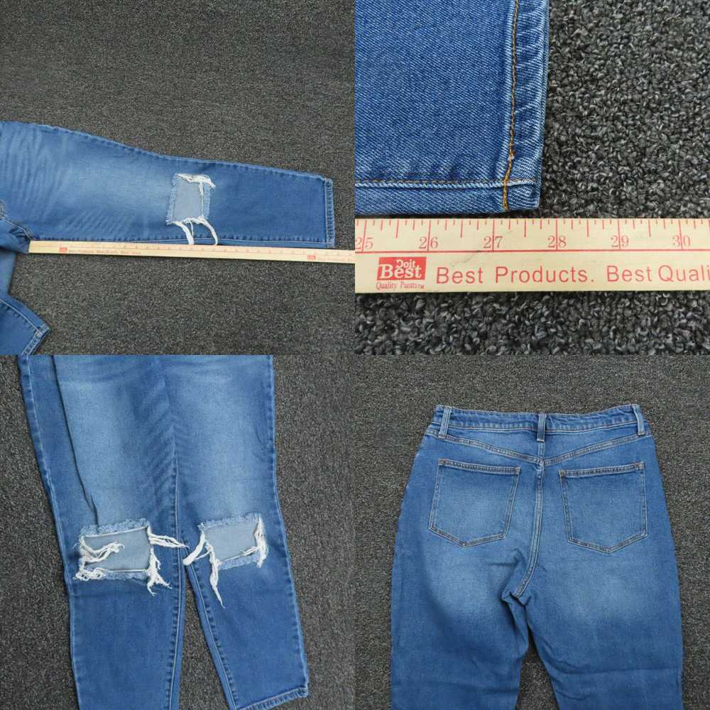 Vintage No Boundaries Jeans Womens 17 Blue Straig… - image 4