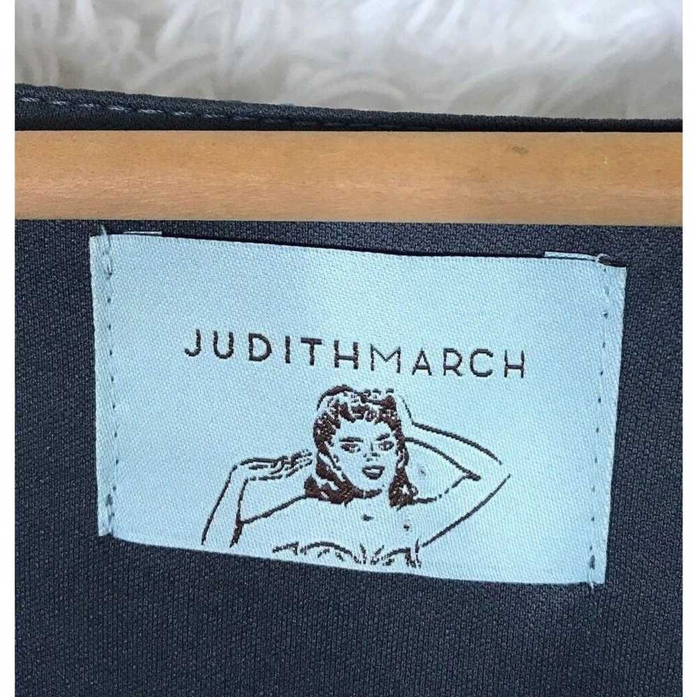 Judith March Gogo Dress Purple Stripe Bell Sleeve… - image 5