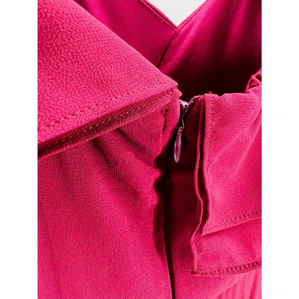 LULU'S S burgundy ruffle sleeveless maxi bridesma… - image 9