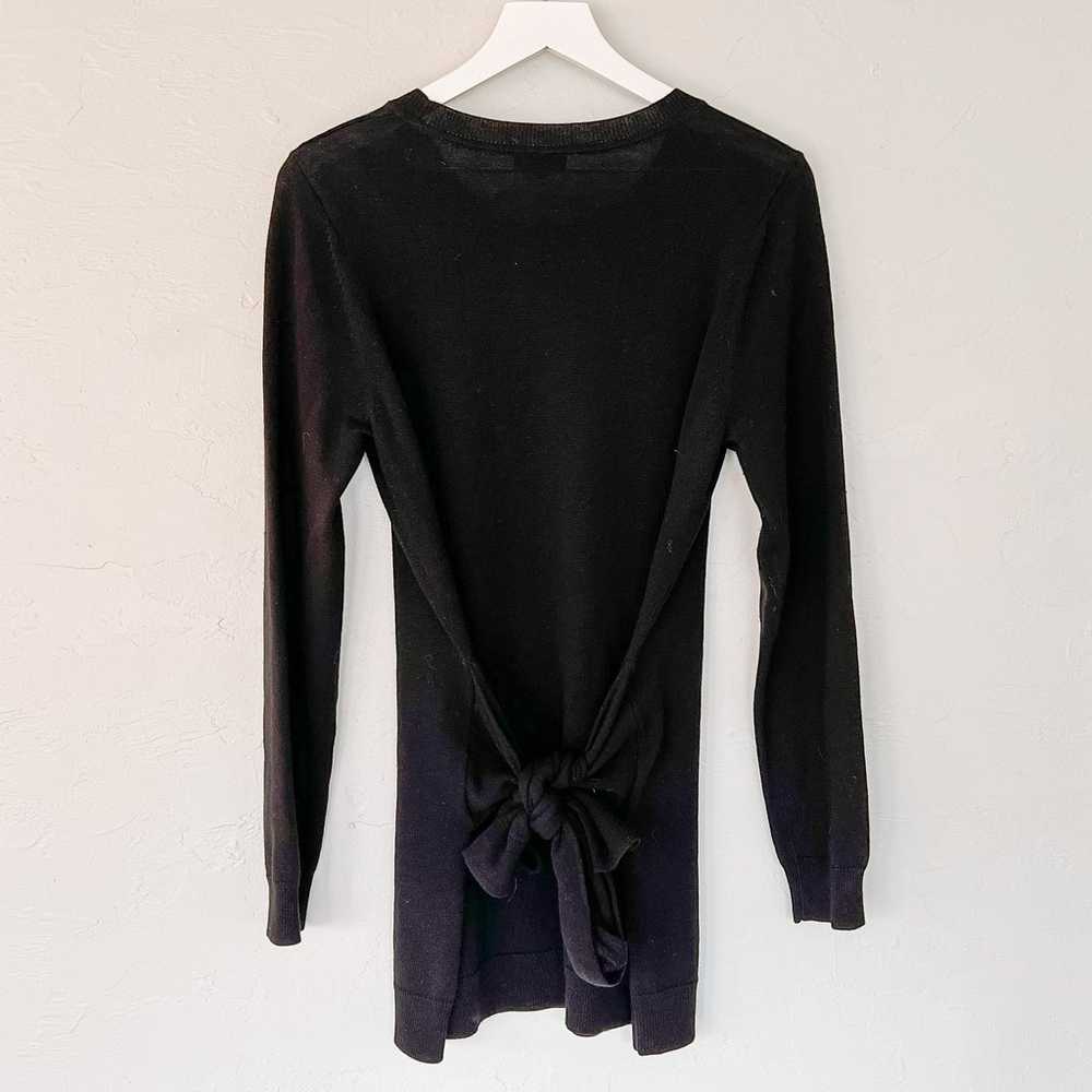 Worth New York Black Wool Sweater Dress Medium - image 3
