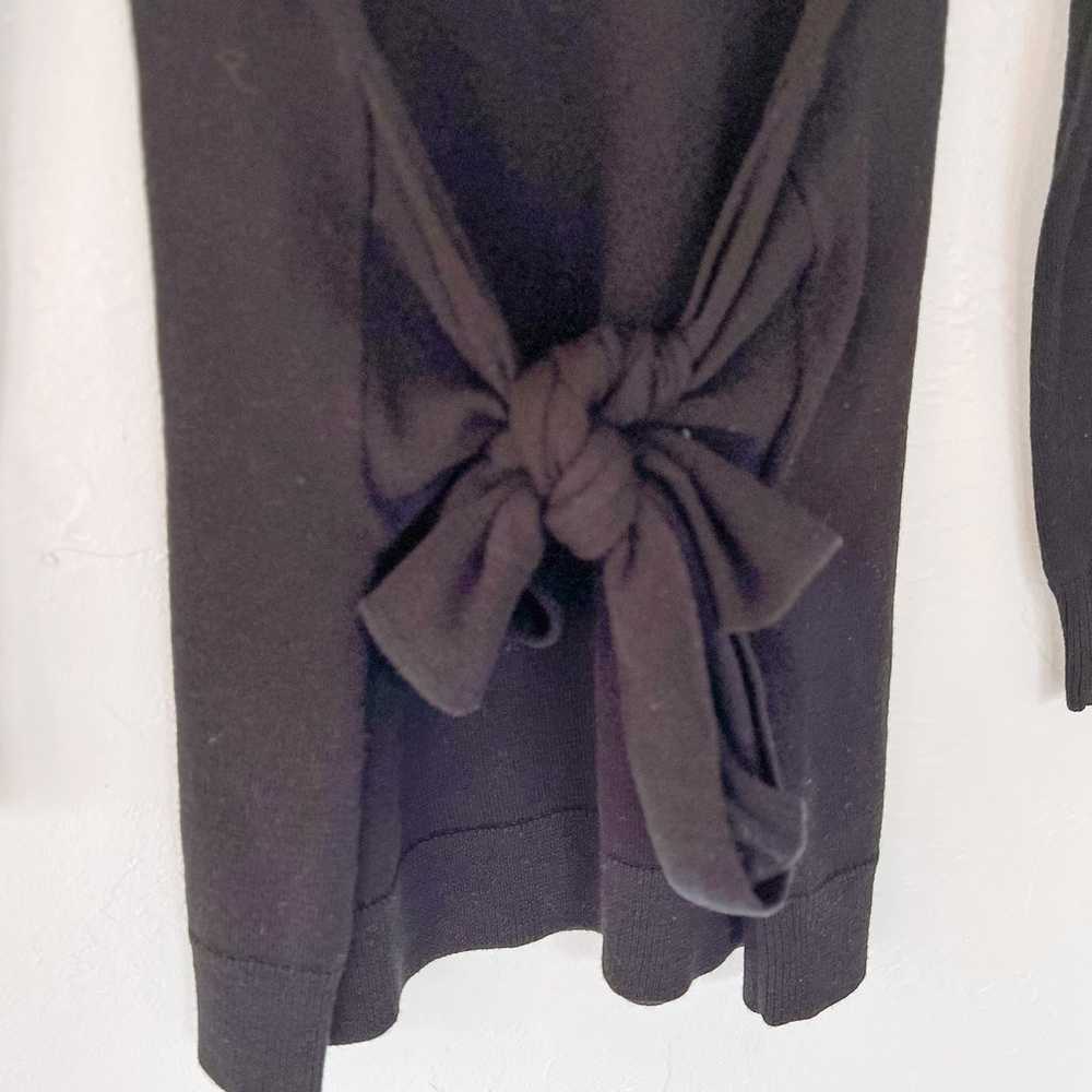Worth New York Black Wool Sweater Dress Medium - image 4