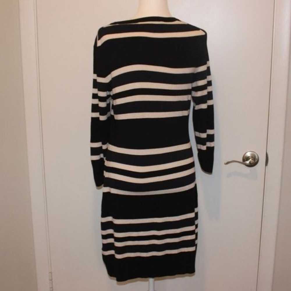 French Connection Black and White Striped Mini Dr… - image 9