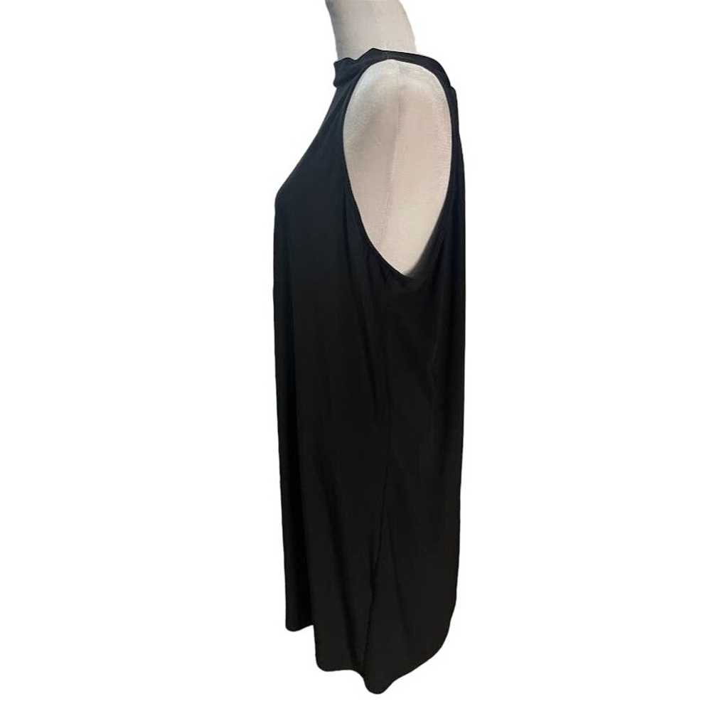 Nicole Miller New York Black Sheath Dress Size XL… - image 3