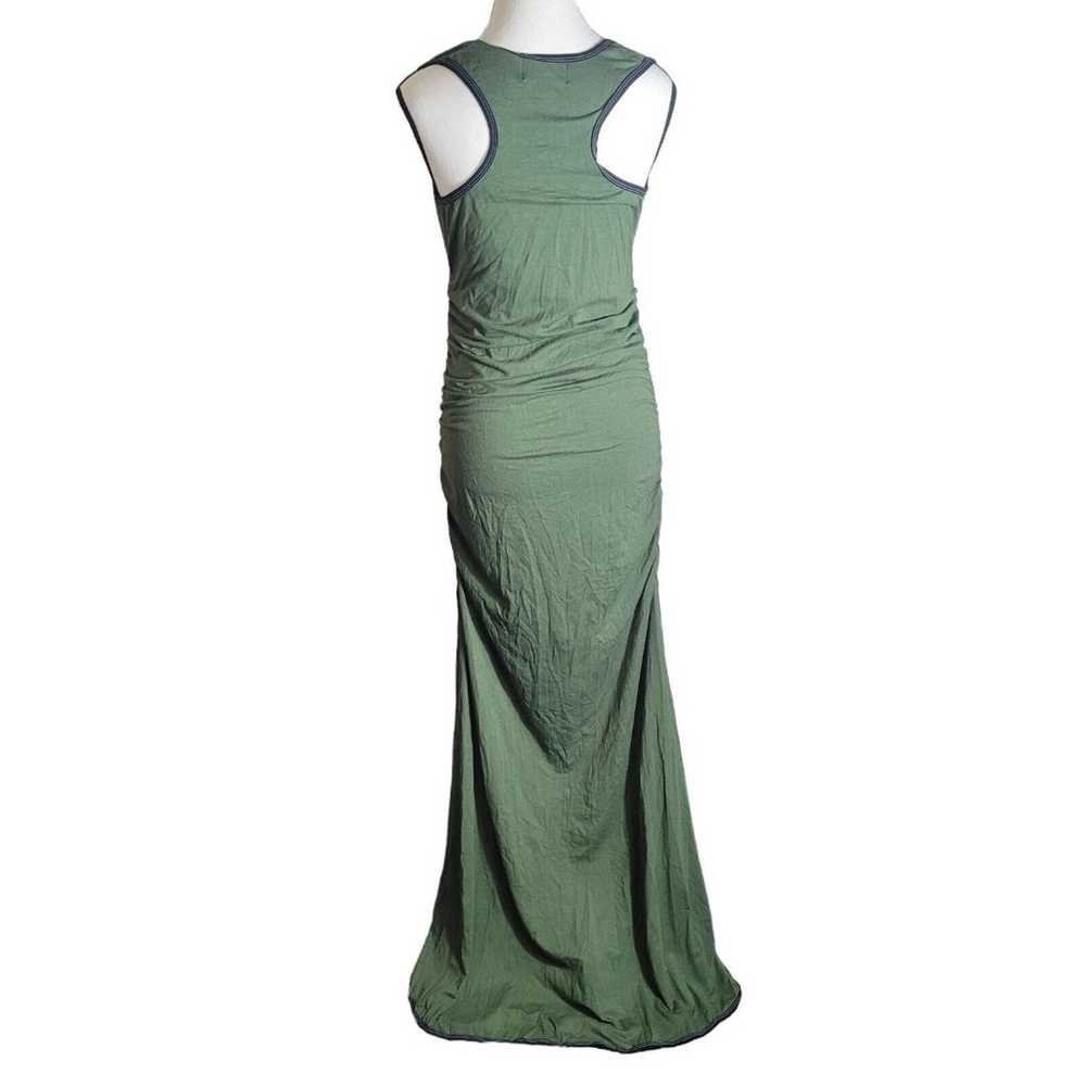 Nikki Babie Ruched Mermaid Maxi Dress Size XL Rac… - image 2