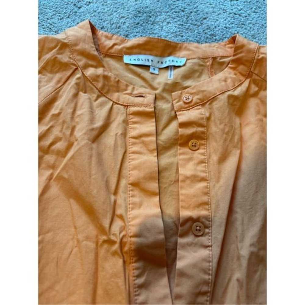 NWOT English Factory Short Puff Sleeve Midi Dress… - image 4