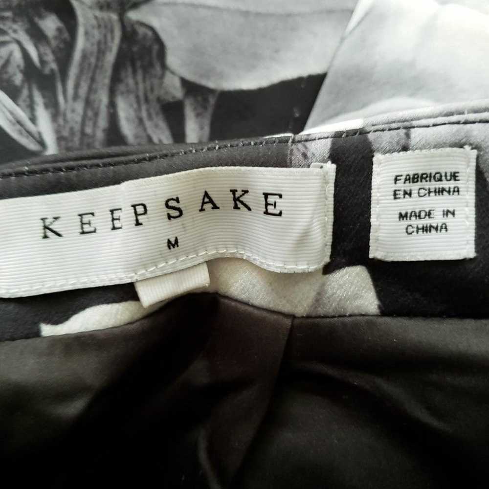 Keepsake Black+Gray Floral Mini Skirt - image 3