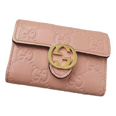 Gucci Leather key ring - image 1