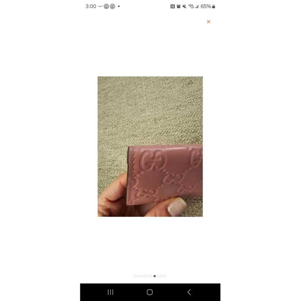 Gucci Leather key ring - image 5