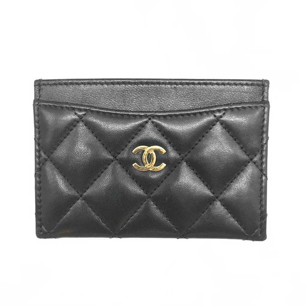 CHANEL Business Card Holder/Card Case Matelasse L… - image 1