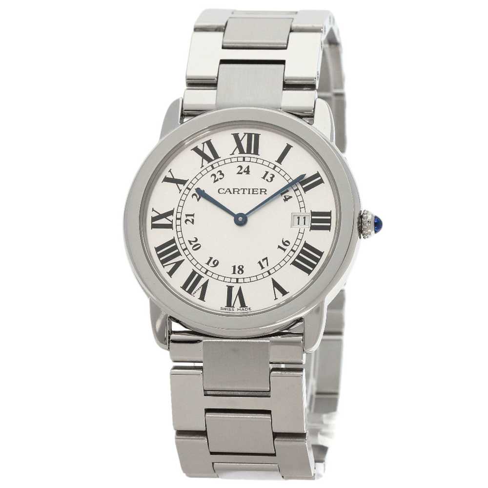 CARTIER W6701005 Rondo Solo LM Watch Stainless St… - image 1